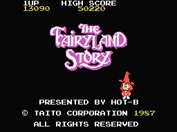 The Fairy Land Story Title Screen